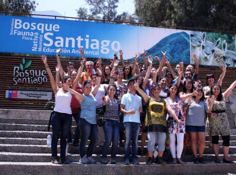 Imagen de equipo de Ciencia Joven en Bosque Santiago